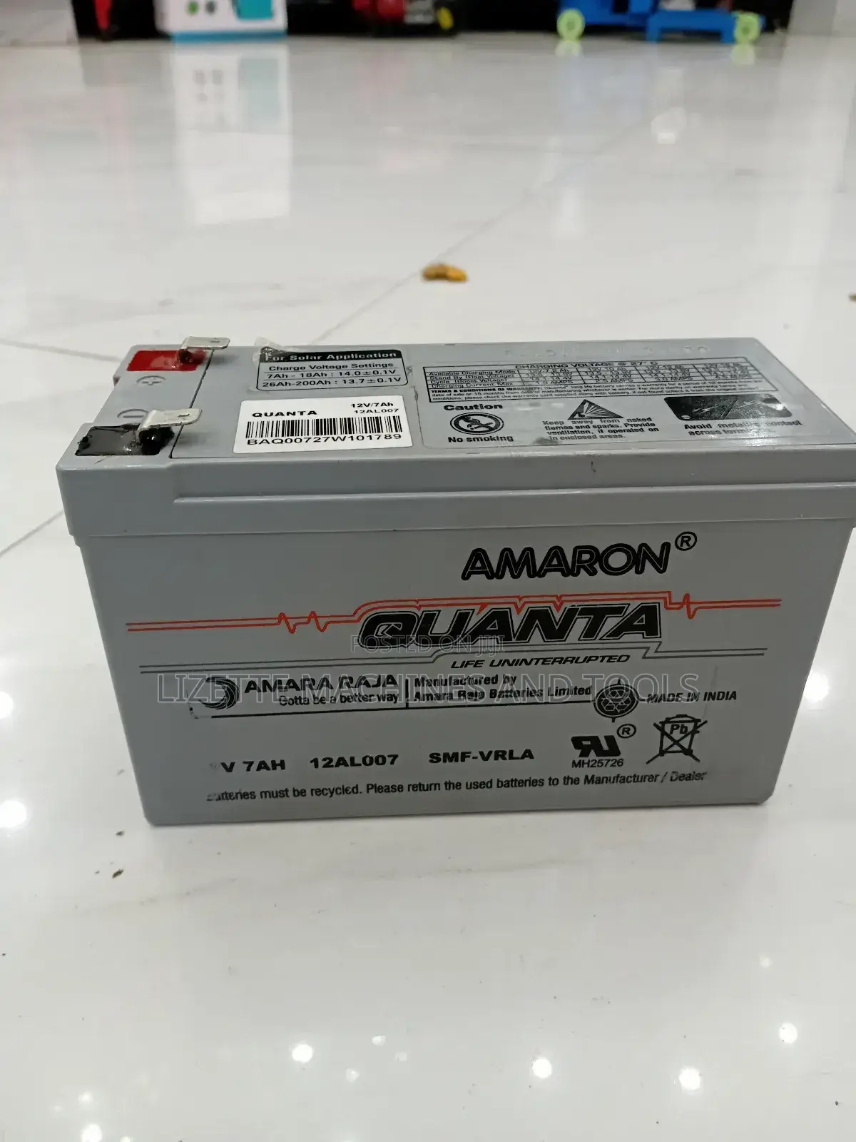 Amaron 7ah Free Maintenance Solar Battery