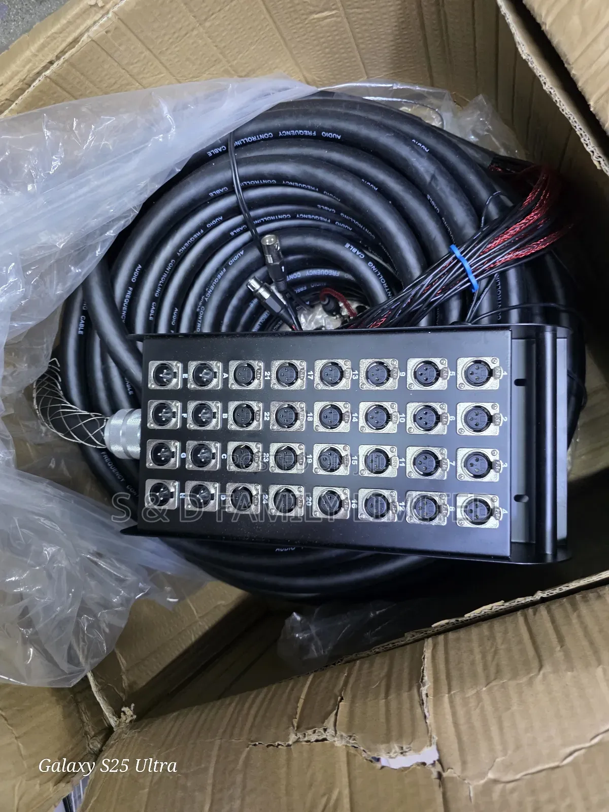 Soundking 50m 24 Channels 8 Returns Snake Cable