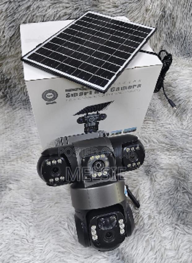 Intelligent Motion Detection Alerts Triple Lens 4g Solar Camera