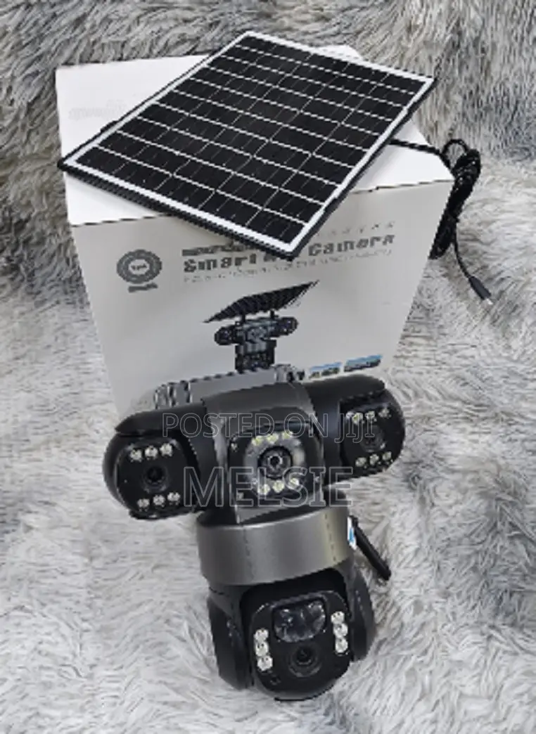 Intelligent Motion Detection Alerts Triple Lens 4g Solar Camera