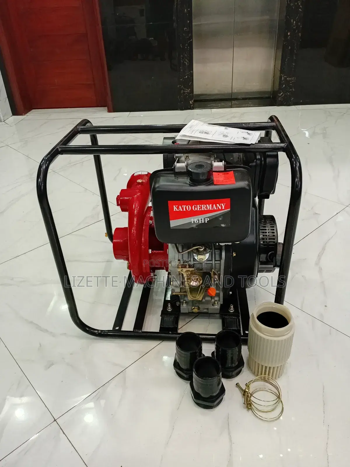 Kato Germany 16hp High Pressure Diesel Water Pump 3"
