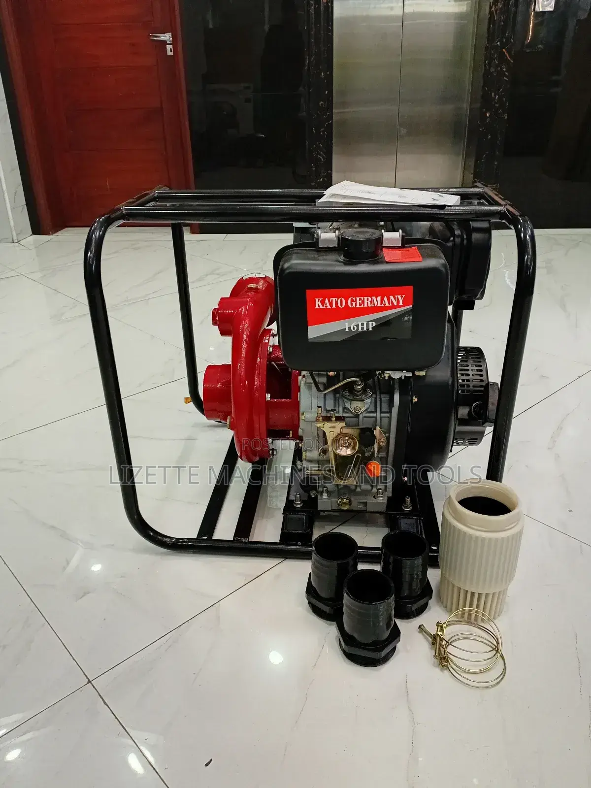 Kato Germany 16hp High Pressure Diesel Water Pump 3"