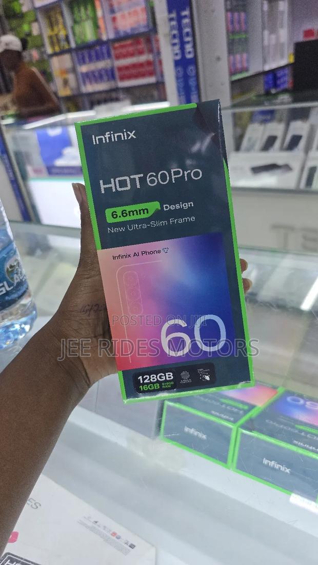 New Infinix Hot 60 128 GB Silver