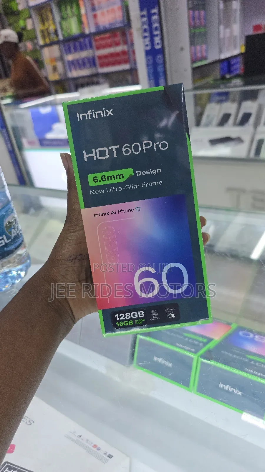 New Infinix Hot 60 128 GB Silver