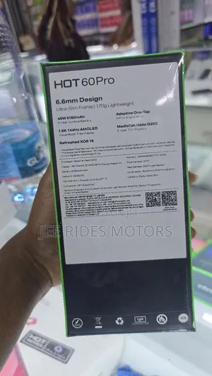New Infinix Hot 60 128 GB Silver