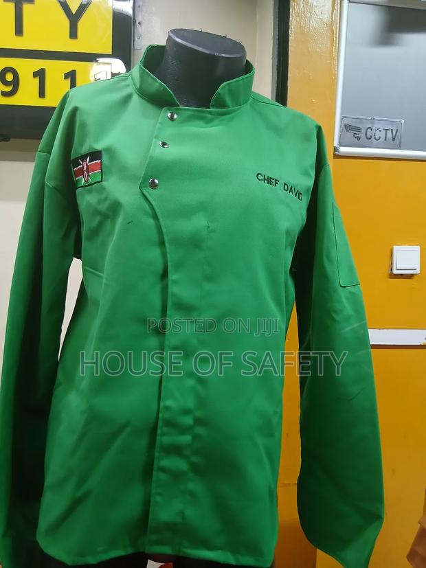 Kenya Green Chef Jacket - main view