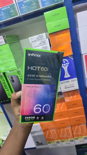 New Infinix Hot 60i 256 GB Black