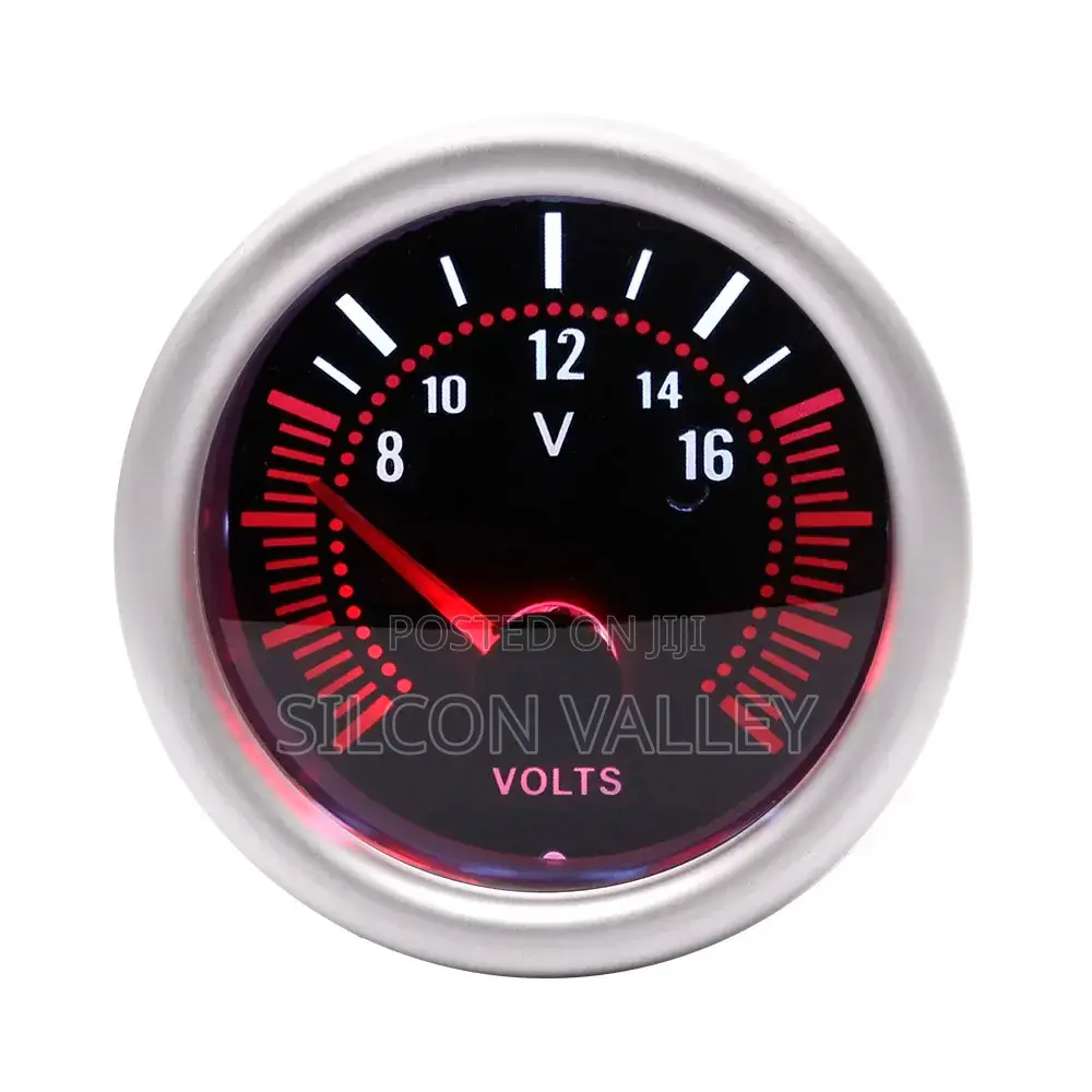 2'' 52mm Universal Smoke Lens Voltmeter 8-16v Voltage Gauge Car Meter