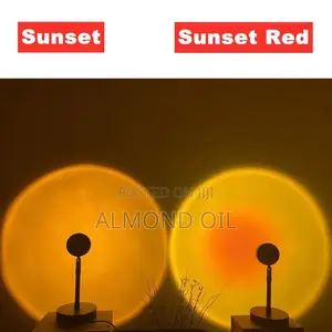 Led RGB 16 Color Projector Night Ambient Light Floor Sunset Lamp Decor