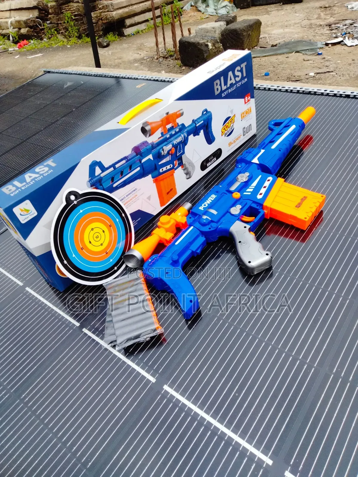 Blast Soft Bullet Toy Gun - Long Distance Shooting  For Kids