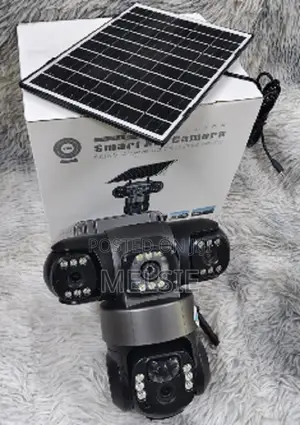 Solar Light Triple Lens 4g Camera Solar Street CCTV Surveillance Cam