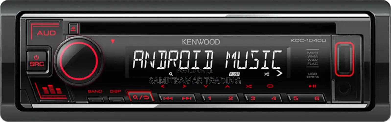 KDC-1040u Kenwood 1-Din Cd Receiver With Front Usb/Aux-Input
