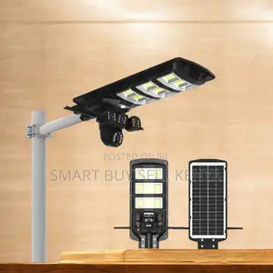 Ai Human Movement Detection 4g PTZ Camera With 450w Solar Street Light