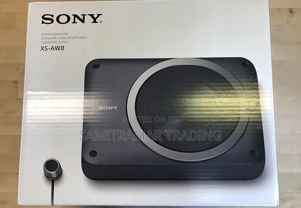 Xs-Aw8 Sony Compact, 8" Powered Car Underseat Sub Woofer
