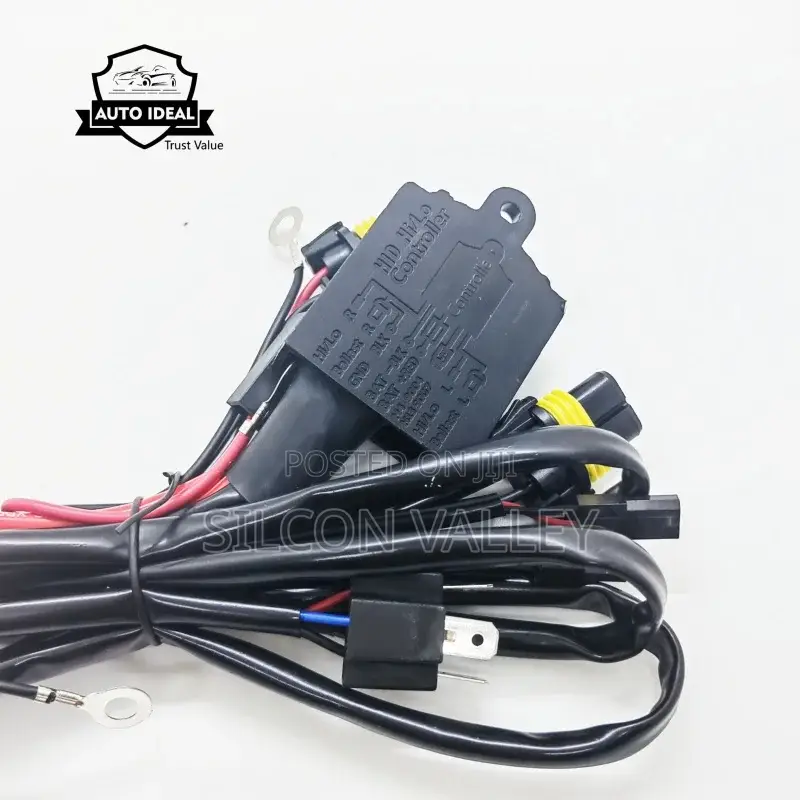 Headlight Kit Relay Wiring Harness H1 H3 H7 H8 H9 H11 9005 9006