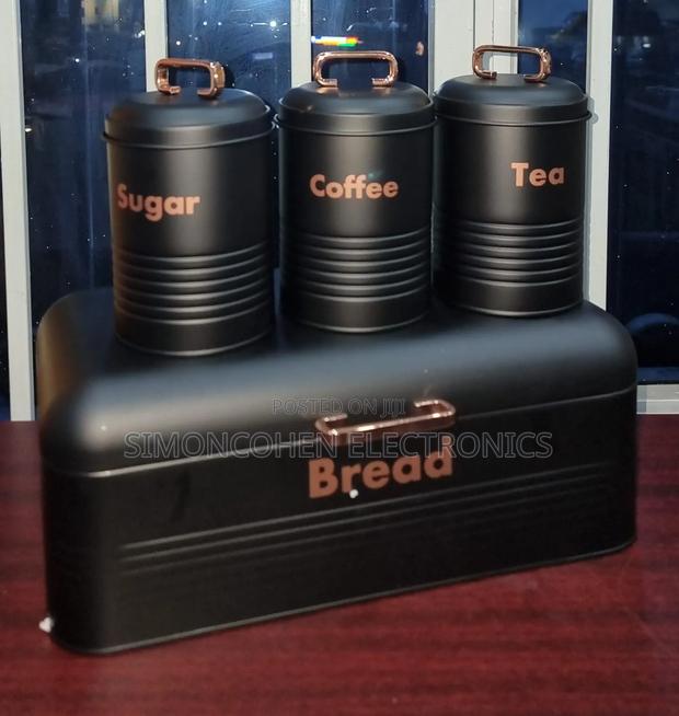 Galvanized Metallic Bread Bin - thumbnail 3