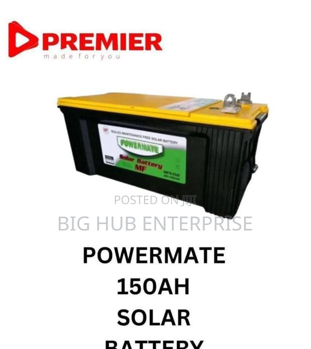 Powermate 150ah Solar Battery - main view