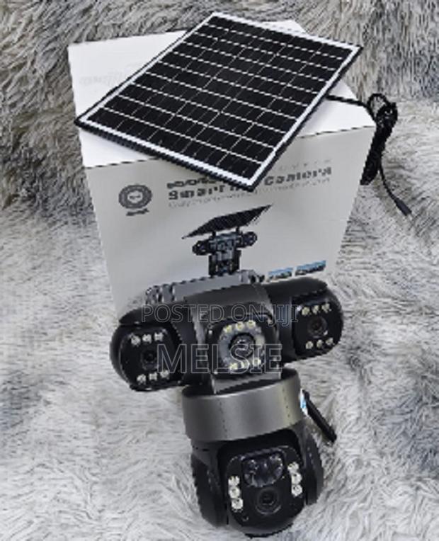 PTZ Wireless Camera Solar Light Triple Lens 4g Camera PTZ 4g Sim Card