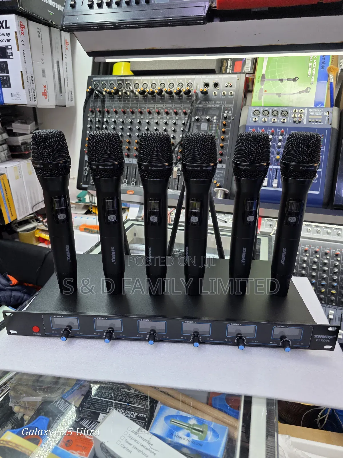 Shure Slxd96 Wireless Microphone 6 in 1