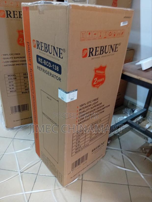 136l White Rebune Refrigerator - main view