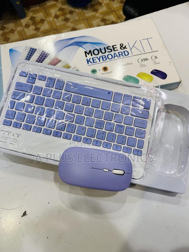 Ultra-Thin Rechargeable Wireless Keyboard and Mouse - main view