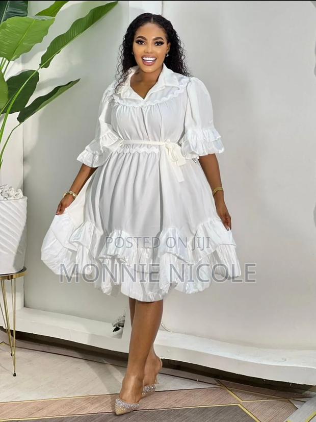 Stylish White Good Quality Dress