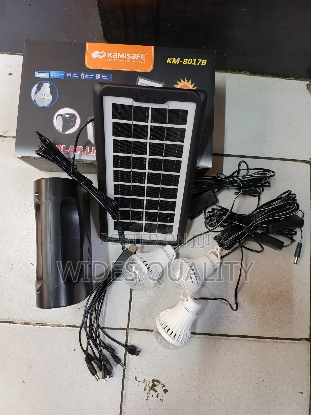 Kamisafe Km-8017b Solar Lighting System. Solar Home Light System