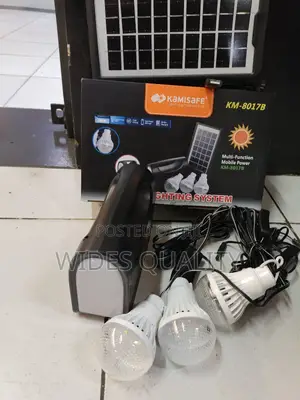 Kamisafe Km-8017b Solar Lighting System. Solar Home Light System