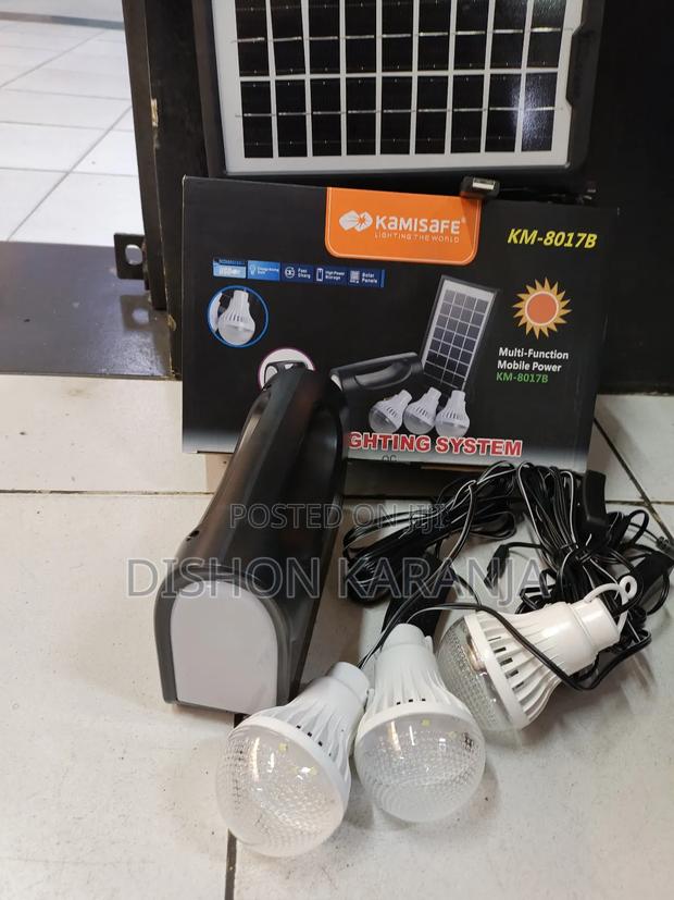 Kamisafe Km-8017b Solar Lighting System. Solar Home Light System - thumbnail 2