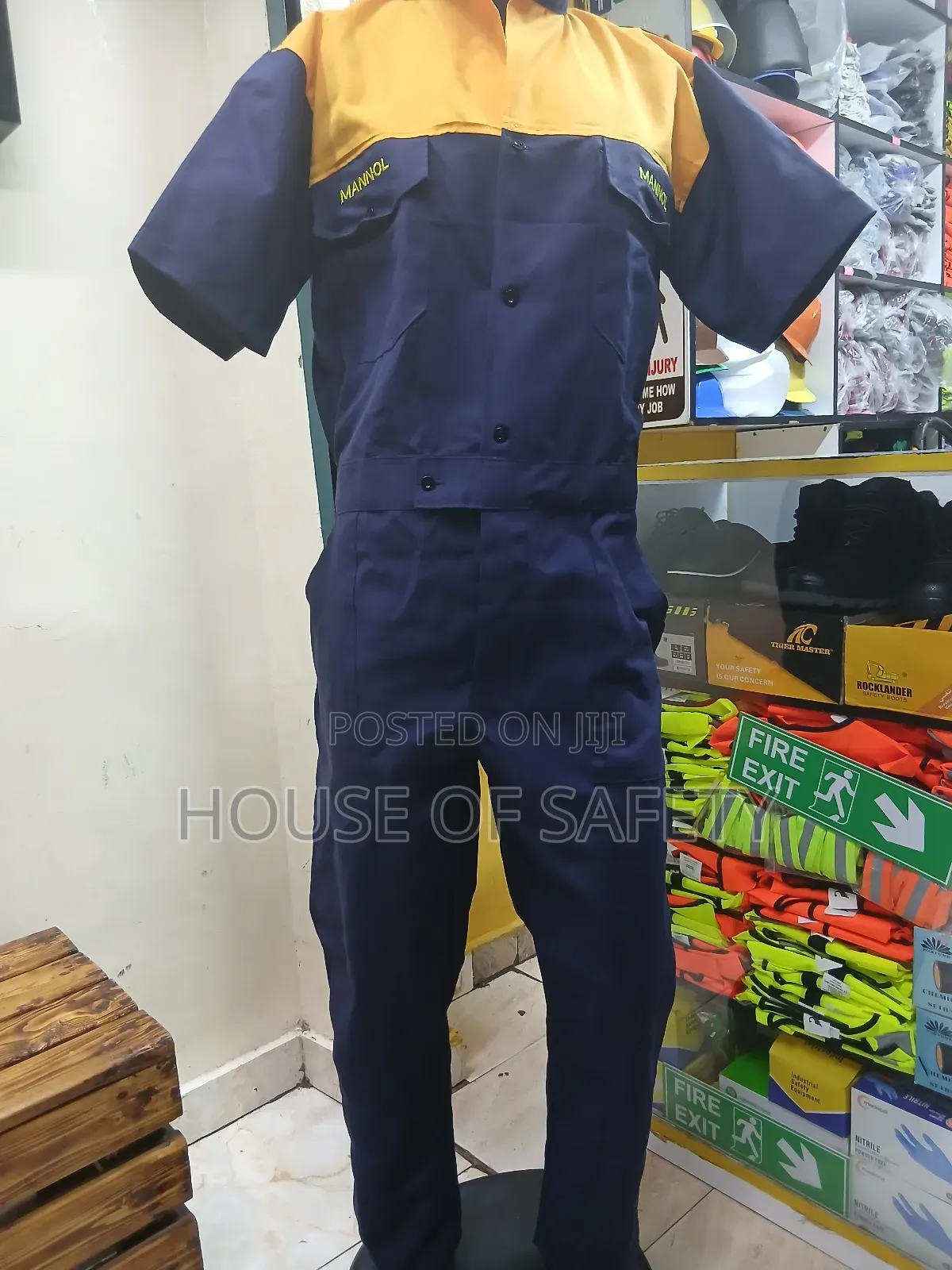 General Purpose Overall With 2 Different Colours
