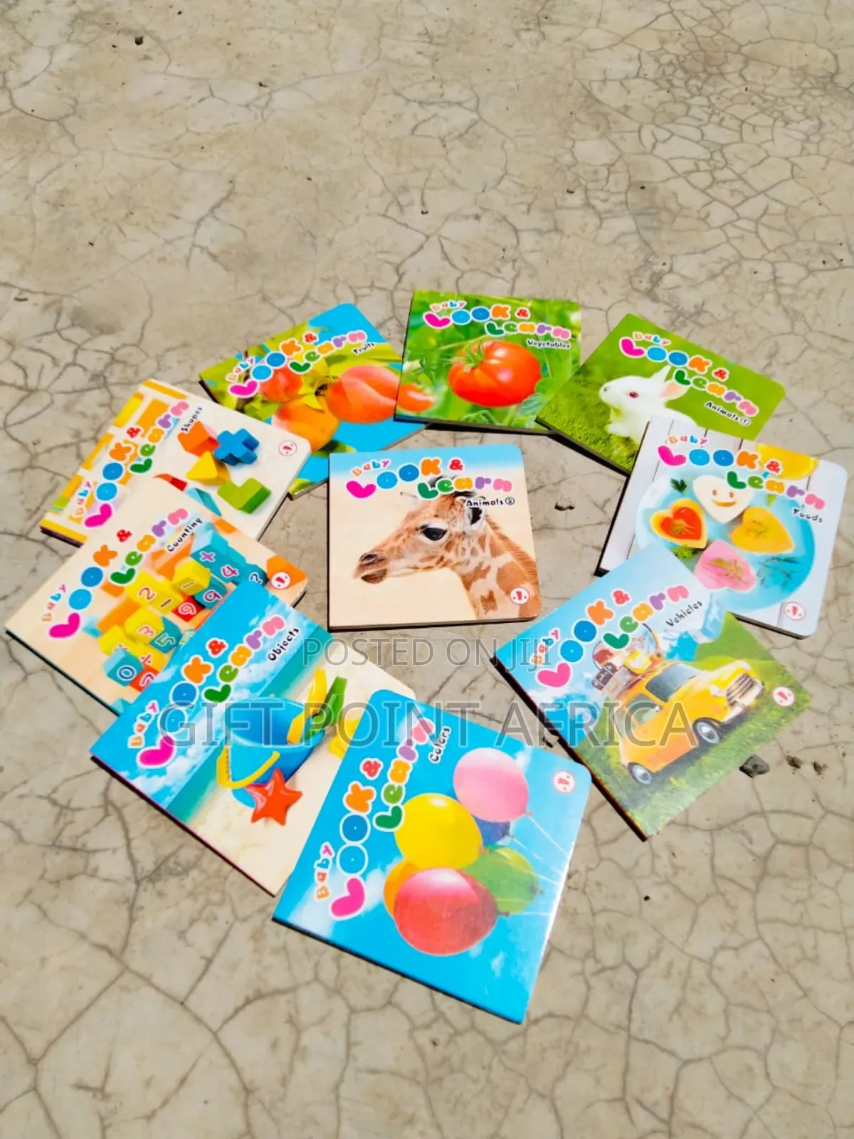 A Set Of 10 Look And Learn Hard Copy Baby Picture Books