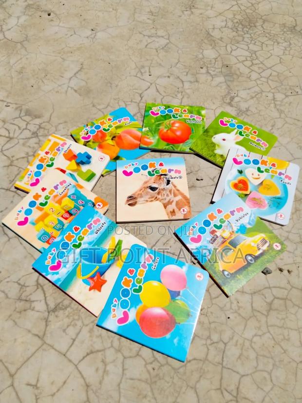 A Set Of 10 Look And Learn Hard Copy Baby Picture Books