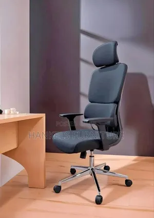 Office Chair With Headrest – Ergonomic Height Adjustable