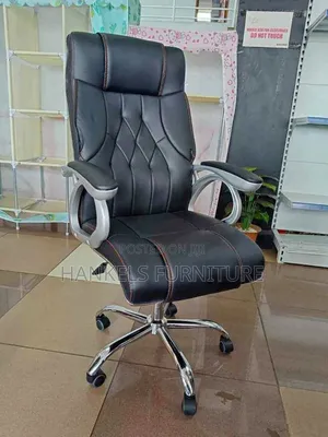 Luxury Leather Executive Chair – Reclining, Swivel Adjustable Height