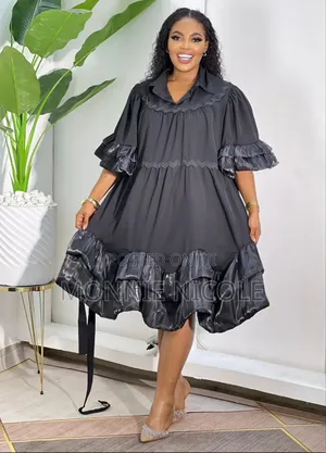 Classy Black Skater Dress/Funeral Dresses