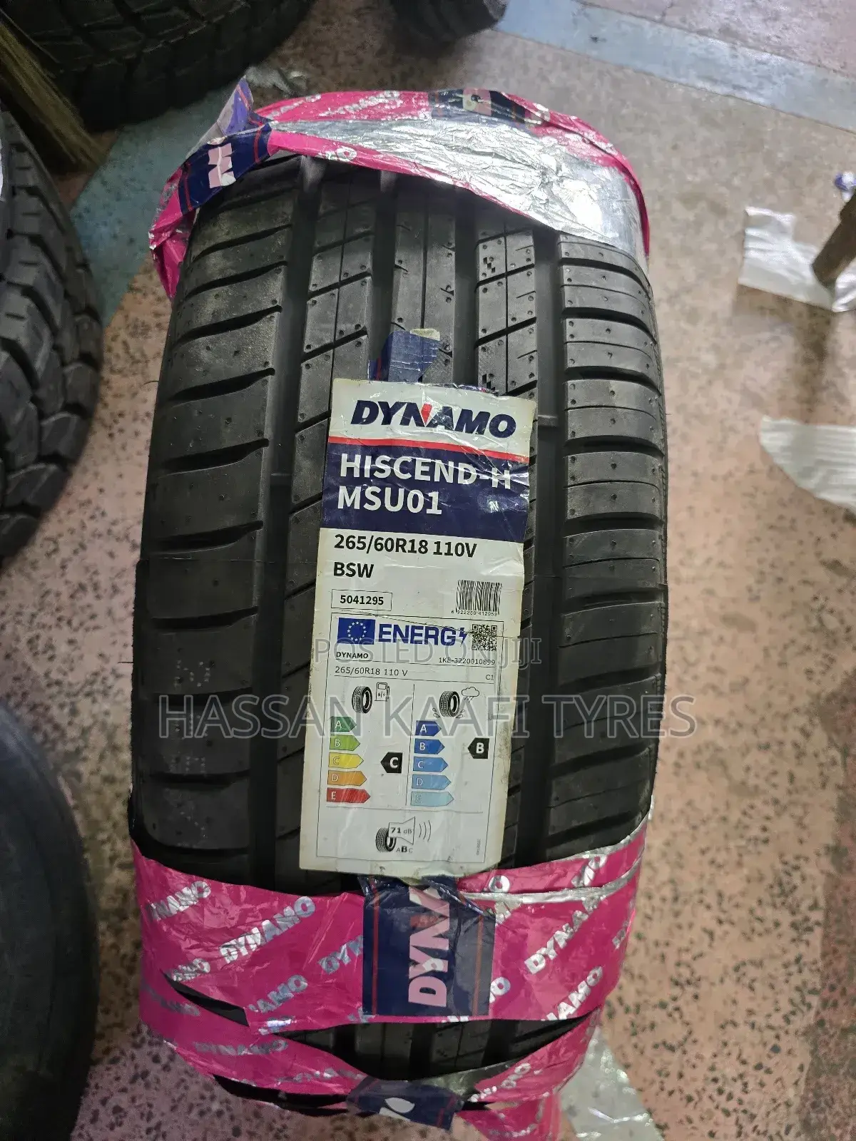 265/60r18. Dynamo Tyre