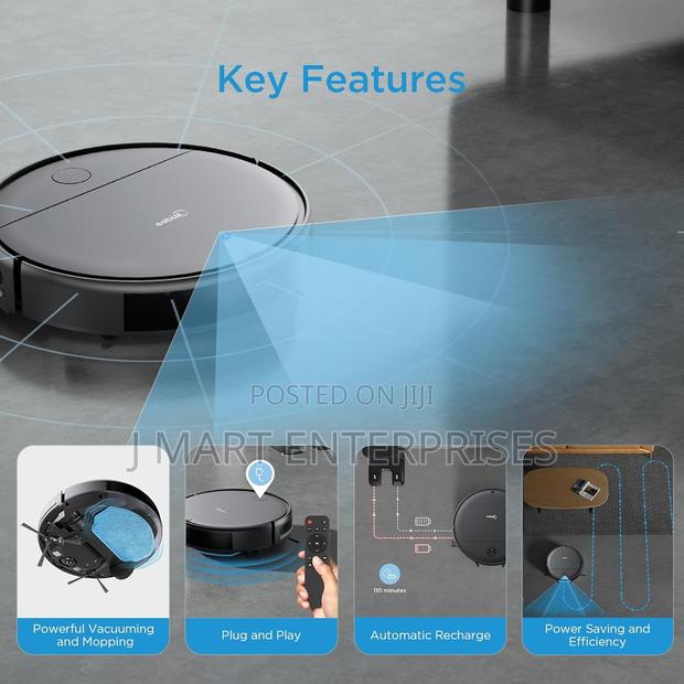 Robotic Vacuum Cleaner With Remote Anti-Collision Auto Return - thumbnail 4