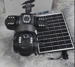 4g Solar CCTV Security Camera Solar Light 3 Lens 3 Video View Wifi