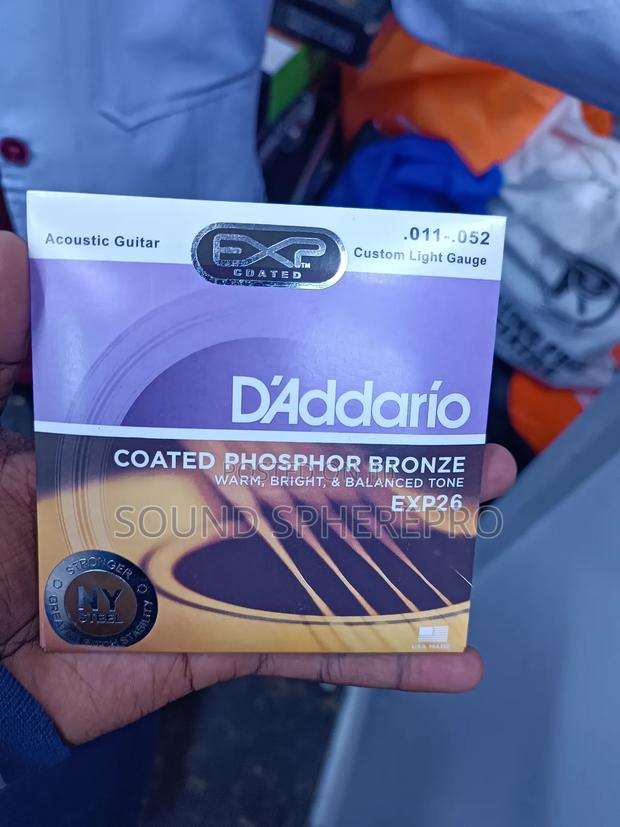 d'Addario Exp26 Custom Light Gauge Acoustic Strings - main view