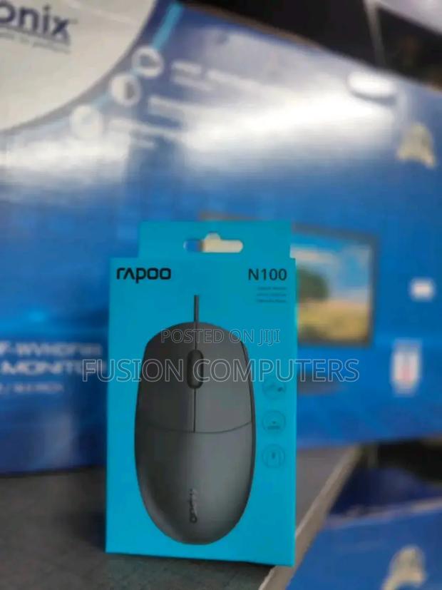 Rapoo Optical Mouse N100 – Black - thumbnail 2