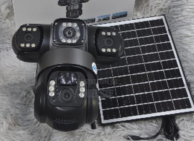 Solar Light New 3 Lens View Wifi 4g Solar CCTV Security Camera