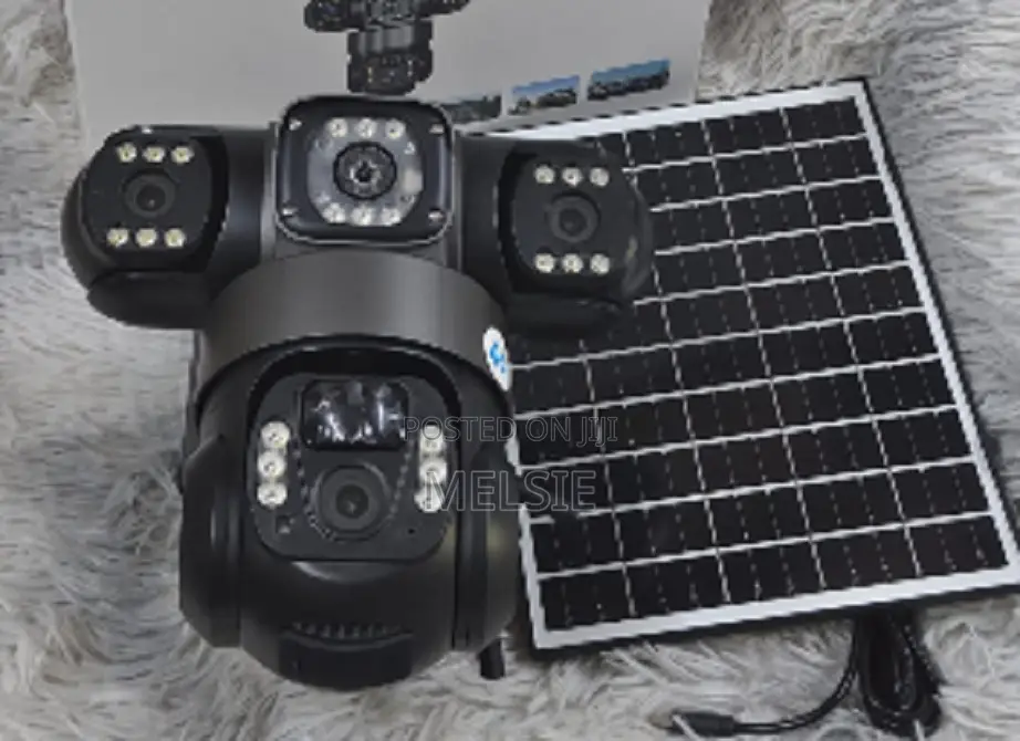Solar Light New 3 Lens View Wifi 4g Solar CCTV Security Camera