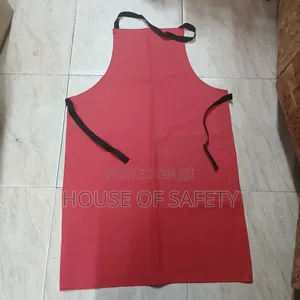 Red PVC Waterproof Aprons 650