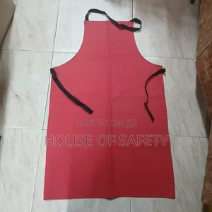 Red PVC Waterproof Aprons 650