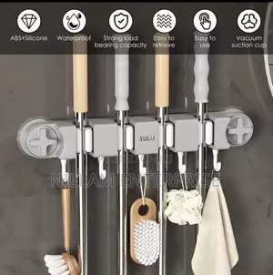 Non Slip Wall Mounted Mop Holder*