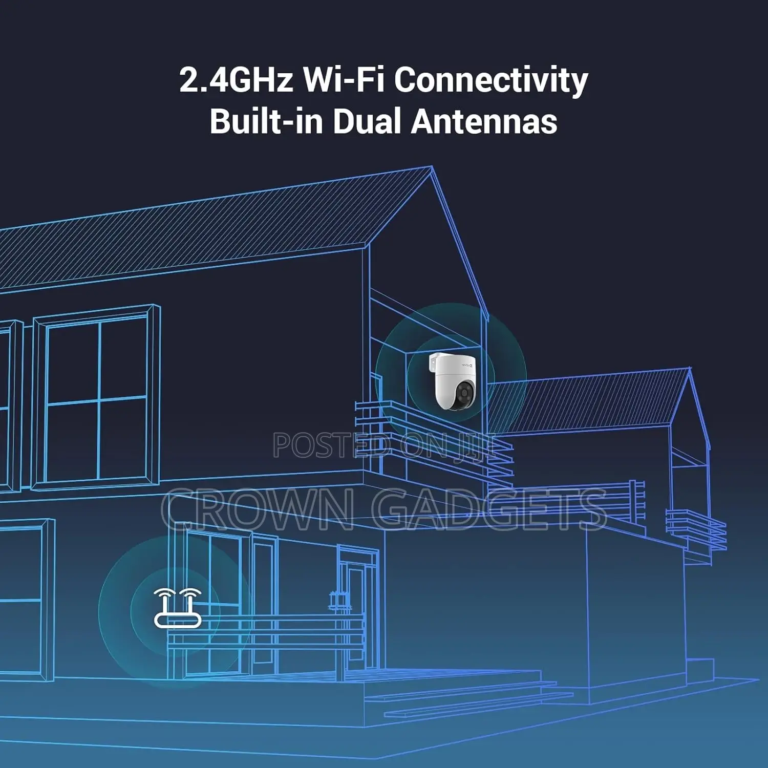 Ezviz H8c Outdoor Wifi Camera 360° Pan Tilt Weatherproof