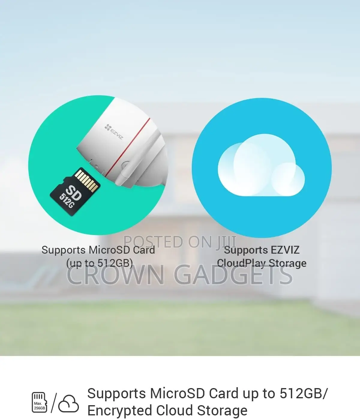 Ezviz H8c Outdoor Wifi Camera 360° Pan Tilt Weatherproof