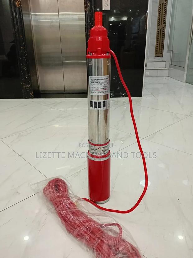 750w Impleller Solar Submersible Pump 75m Head - thumbnail 2