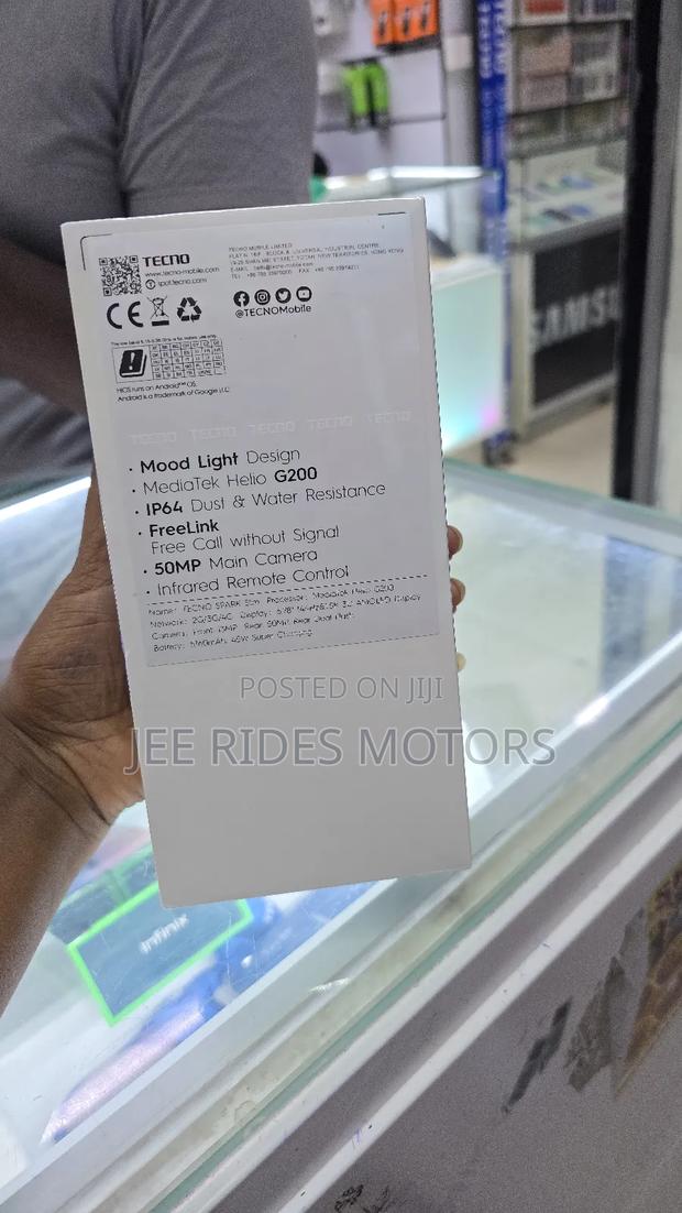 New Tecno Spark Slim 256 GB Black - thumbnail 2