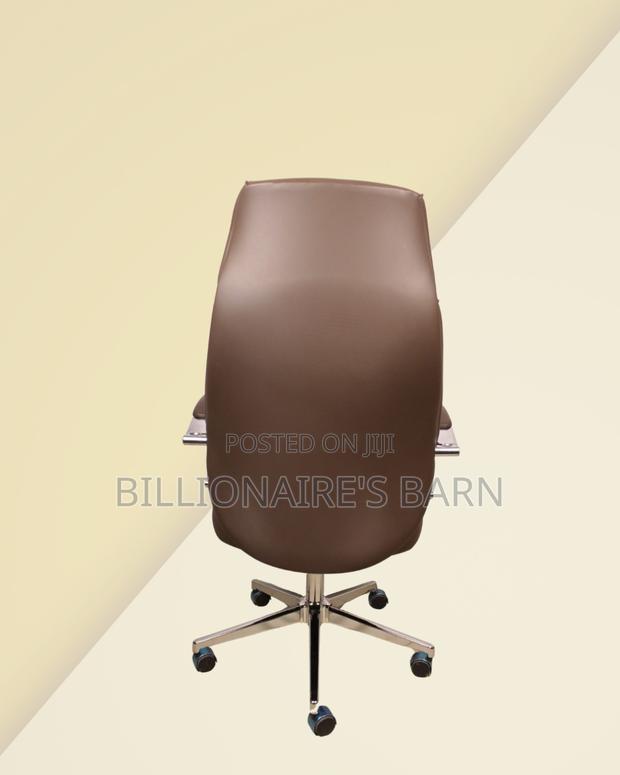 Swivel Leather Support Chair Headrest | Best Deal Online - thumbnail 3